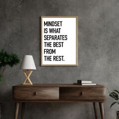 Mindset Motivasyon Posteri (ÇERÇEVESİZ)